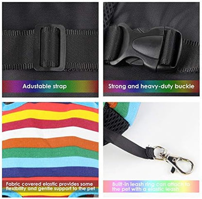Dog Carrier Legs Out Front Pet Carrier Backpack Adjustable Puppy Cat Small Bag with Shoulder Strap and Sling for Traveling Hiking Camping Outdoor - Image 4