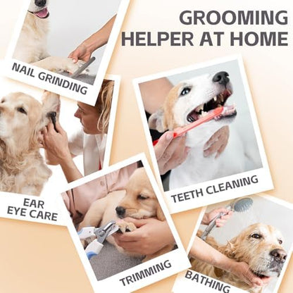 ATESON Dog Grooming Hammock for Medium/Large Dogs with Nail Clippers/Nail Trimmers, Dog Grooming Harness for Nail Trimming, Pet Grooming Sling Helper - Image 5
