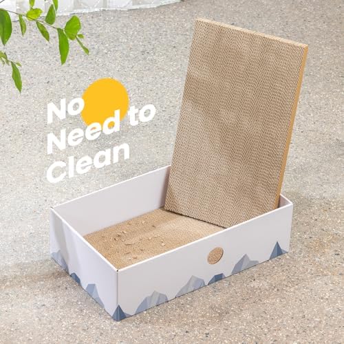 Conlun Cat Scratcher Heavy-Duty Double-Sided Cardboard Pad, 3-Pack - Image 5