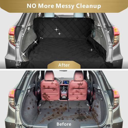 F-color SUV Cargo Liner for Dogs - Trunk Cover with Bumper Flap Protector - Image 3