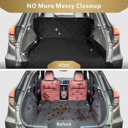 F-color SUV Cargo Liner for Dogs - Trunk Cover with Bumper Flap Protector - Image 3