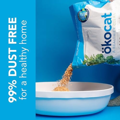 ökocat Original Natural Wood Clumping Cat Litter, Odor Control 26 lbs - Image 6