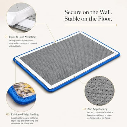 Art Sisal Cat Scratcher Mat, Cat Wall Scratchers for Indoor Cats - Image 6