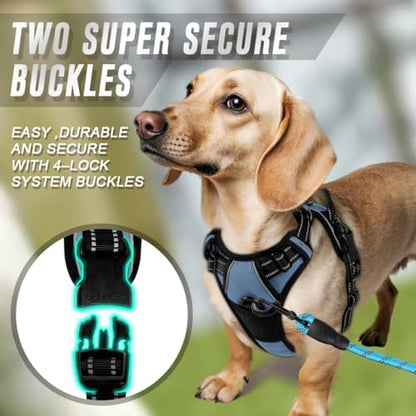 BARKBAY Dog Harness No Pull for Small Sized Dog Front Back Clips,Dog Vest - Image 4
