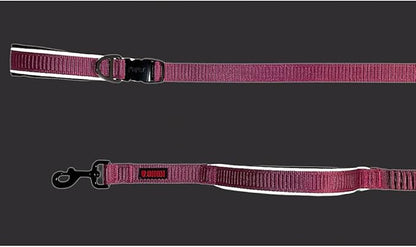 KONG Reflective Shock Absorbing Hands-Free Bungee Dog Leash 6' (Pink)