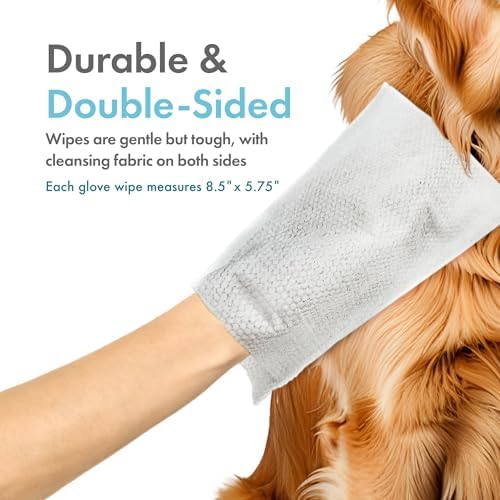 PETKIN PET Glove Wipes Dog and CAT Grooming Wipes, 30 Count - Image 6