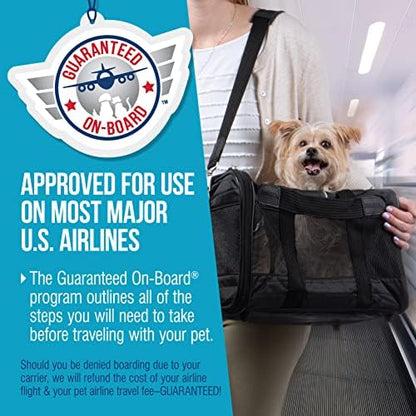 Sherpa Original Deluxe Travel Pet Carrier, Airline Approved & Guaranteed On Board - Black, Small - Image 4