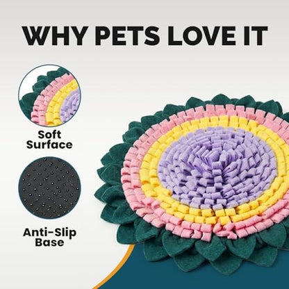 PET ARENA Interactive Dog Snuffle Feeding Mat Adjustable Nose Work Toy - Image 6