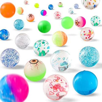 Cindeer 24 Pack 1.25 Inch Cat Bouncy Balls Interactive Cat Ball by Cindeer