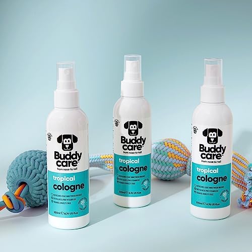 Buddycare Dog Cologne - Tropical - 200ml - Refreshing and Tropical Scented Dog Cologne - Refreshes Between Dog Washes - Image 4