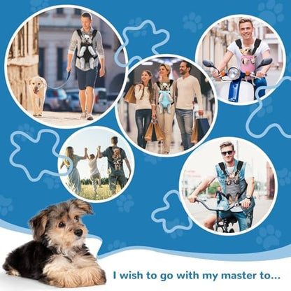 YUDODO Pet Dog Carrier Backpack Adjustable Front Carrier for Small Dog Cat - Image 4