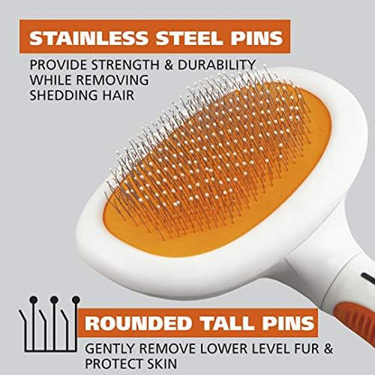 Wahl Premium Patented Dual Level Sensitive Skin Pet Slicker Brush - Image 3
