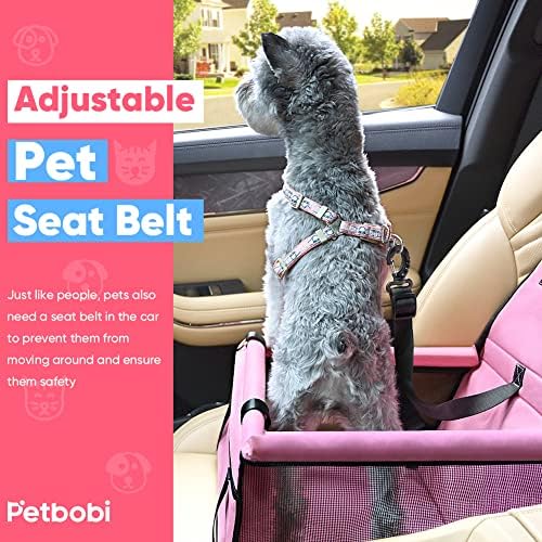 Petbobi Dog Car Seat for Small Dogs and Cats up to 15 lbs, Portable Booster - Image 4