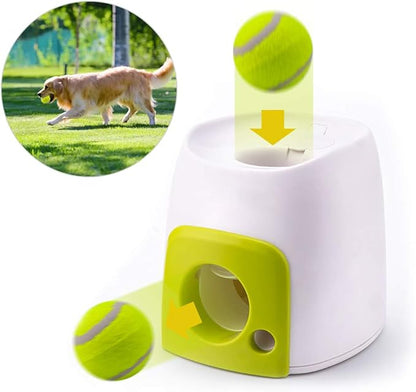 Sorandy Automatic DogLauncher DogThrowing Toy Interactive Pet Toy Dog Fetch Machine for Small to Medium Sized Dogs Cats, Dogs and Other Animals (Green)