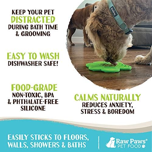 Raw Paws Licking Mats, 2-ct - Calming Lick Mat for Dogs & Cats - Easy Clean - Image 2