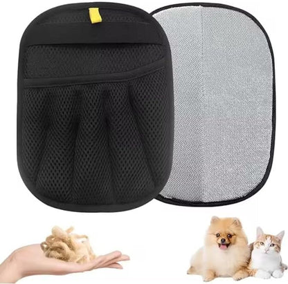 Hair Removal Glove for Cats & Dogs – 5-Finger Electrostatic Pet Hair Remover, Reusable Grooming Mitt for Bathing, Cleaning, Lint & Fur Removal – Static Design, Easy Clean, Non-Slip