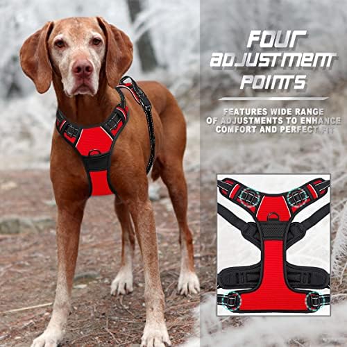 BARKBAY Dog Harness No Pull for Large Dogs Front Back Clips,Dog Vest - Image 6