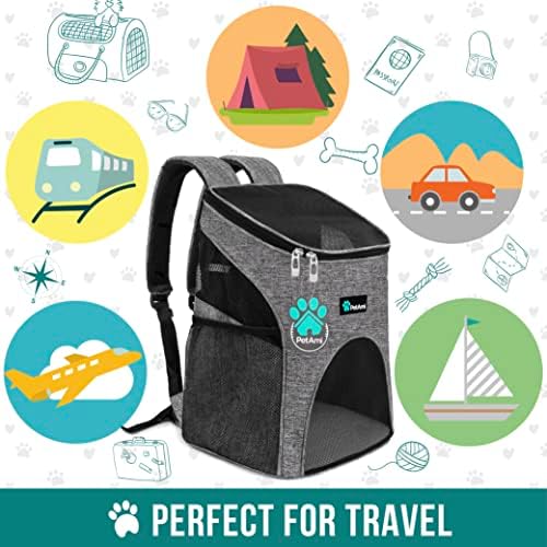 PetAmi Cat Backpack Carrier for Small Dogs and Large Cats, Airline Approved - Image 7