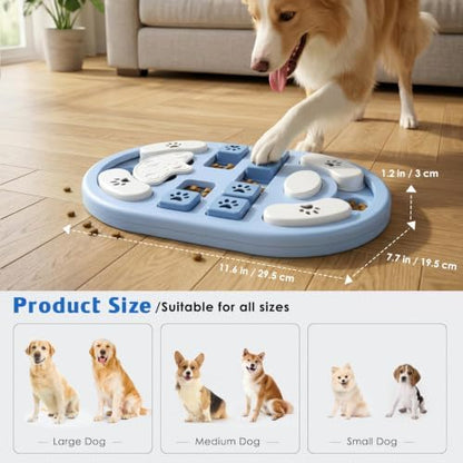 Dog Puzzle Toy, Interactive Treat Dispensing Toys, Grey - Image 4