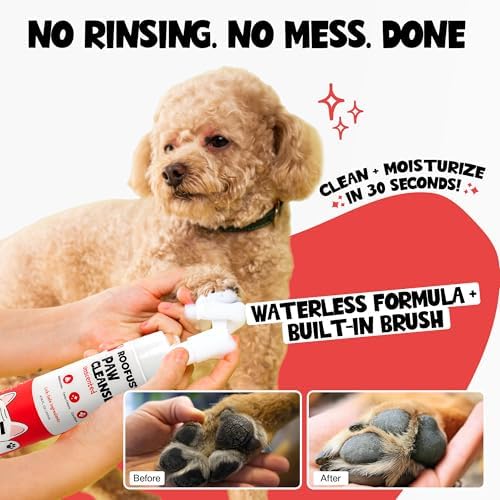 Dog Paw Cleaner for Dogs & Cats - No Rinse Foaming Paw Washer, 5 fl oz - Image 4