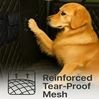 fidozen Dog Car Seat Cover, Waterproof Hammock with Pocket, Standard, Black - Image 6