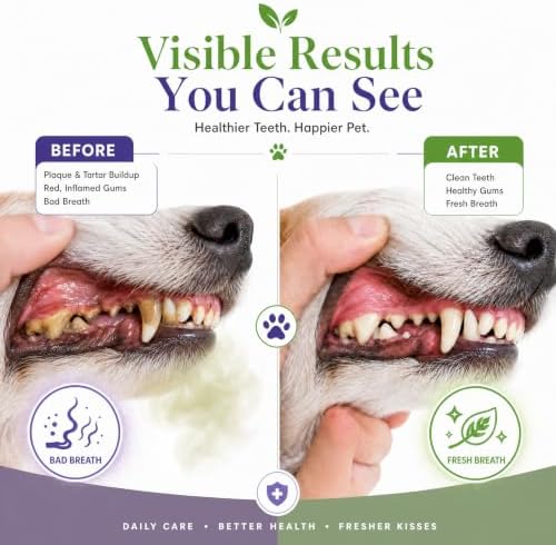 Pet Oral Care Spray, Cat & Dog Breath Freshener Spray, No Brushing - Image 3