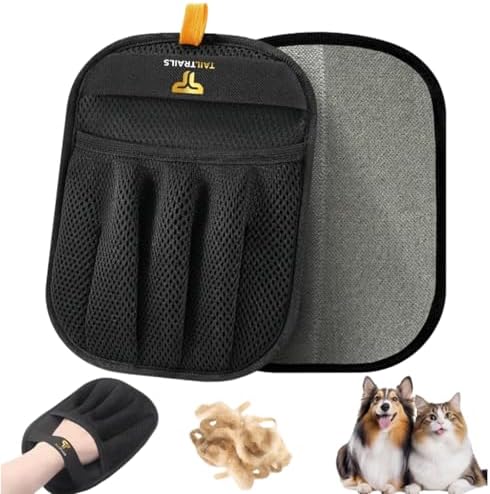 Pet Hair Removal Glove – Reusable Pet Hair Remover for Couch, Clothes, Car & Laundry | Works on Dogs & Cats | Multi-Surface Pet Hair Removal Tool by Unknown