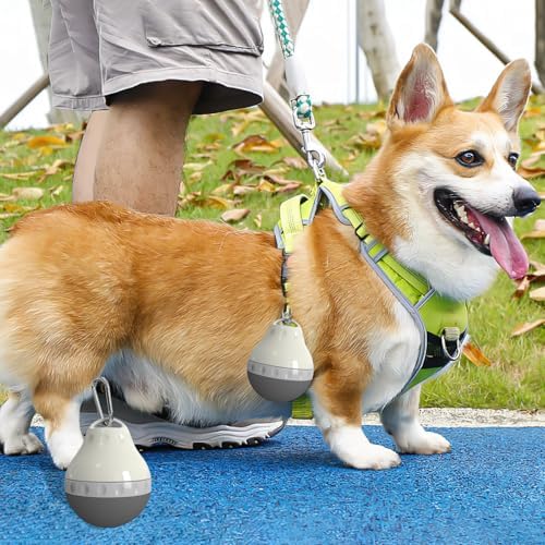 Dog Travel Water Bottle Detachable Bowl Leak Proof Portable ，Silicone Bottle Body，Collapsible and Suitable for Small Pets for Outdoor Walking, Hiking, Travel (Gray, 200ml) - Image 2