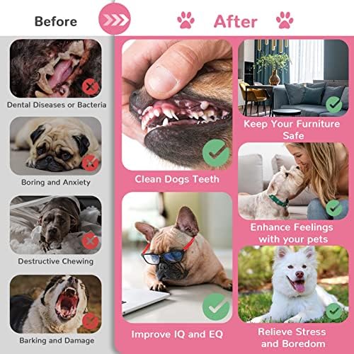 Puppy Chew Toys 6 Pack for Small Dogs, Teething Toys for Puppy Easy Clean Rubber Bone Star Stick Donut Slipper Spiky Ball Set for Small Breed Teething Relief (Dogbed not Included) - Image 5