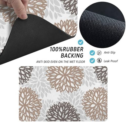 Dog Food Mat for Floors, Absorbent Pet Cat Food Bowl Mat, 2 Pack - Image 7