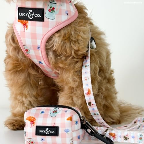 Lucy & Co. Sipping Slowly Dog Poop Bag Holder and Dispenser, Clips to Leash, Water-Repellent Neoprene, Includes Refill Roll - Image 5
