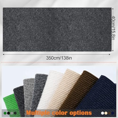 Cat Scratch Furniture Protector - 138" x 15.8" Trimmable Self-Adhesive Cats Claws Scratch Pads, DIY Cat Climbing Couch Protector for Scratch Post Cat Tree Replacement Indoor (Dark Gray) - Image 2