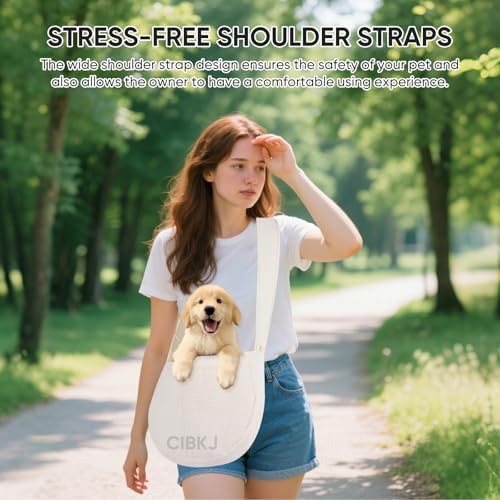 Small Dog Carrier Sling,Dog Slings for Small Dogs,Cat Slings Adjustable - Image 6