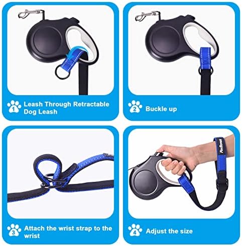PetBonus Short Dog Leash, Safety Wrist Strap for Dog Retractable Leash - Image 5