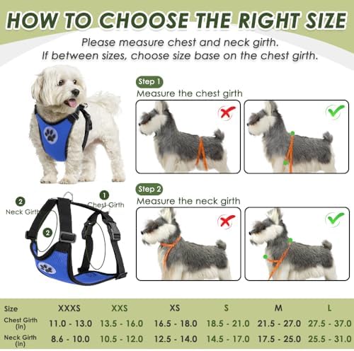 SlowTon Dog Seat Belt Harness for Car, Dog Car Harness & Seatbelt, BL L - Image 6