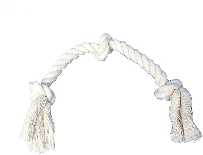 2-Pack Dog Rope Toys – 13" Cotton Teething & Tug Toys for Small Dogs, Medium-Small Breeds & Senior Medium Dogs – Dental Cleaning & Interactive Play