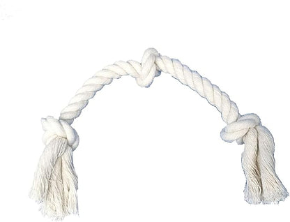 2-Pack Dog Rope Toys – 13" Cotton Teething & Tug Toys for Small Dogs, Medium-Small Breeds & Senior Medium Dogs – Dental Cleaning & Interactive Play