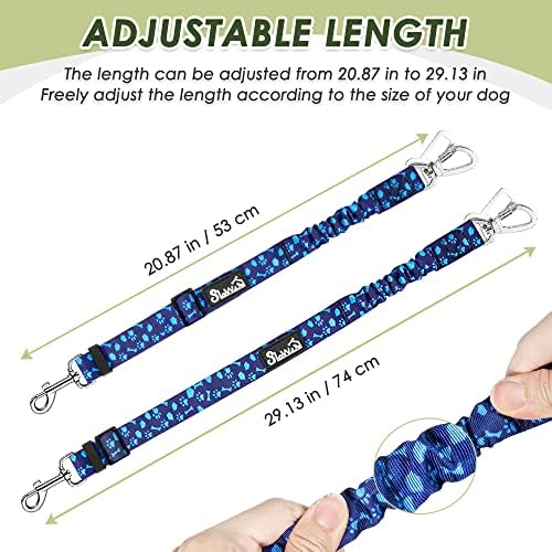 SlowTon Dog Seatbelt, 2 Pack Adjustable Heavy Duty Dog Safety Seat Belt - Image 4