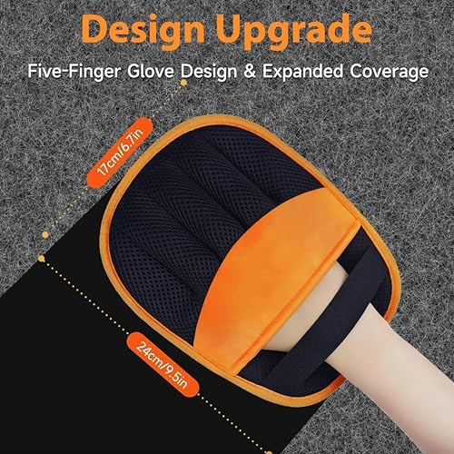 Pet Grooming Glove Set for Dogs & Cats - Professional Pet Hair Removal Glove with Free Nail Clippers and Silicone Finger Toothbrush - Image 2