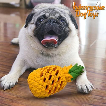 Indestructible Pineapple Dog Toy - Large Aggressive Chewers Training - Image 5