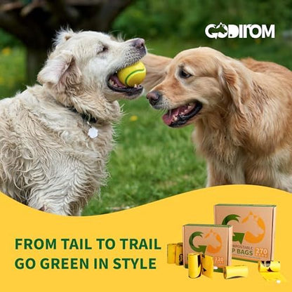 Certified Home Compostable Dog Poop Bags, 270 Extra Thick Bags (18 Rolls) - Image 6