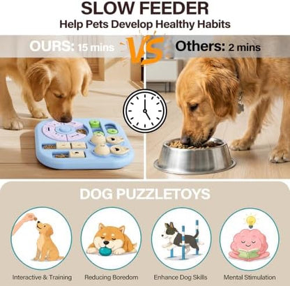 Easy-Clean Dog Puzzle Toy: 11"*11" Anti-Slip, for Small/Medium Dogs - Image 5