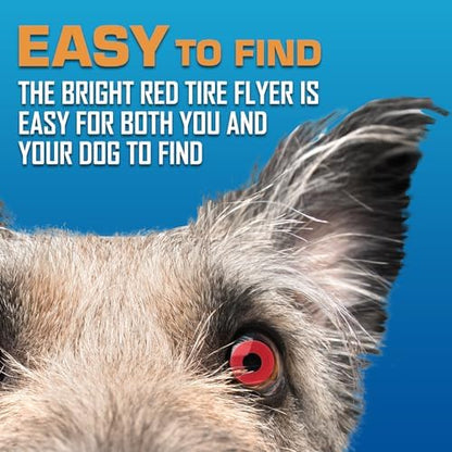 Nerf Dog Atomic Flyer Outdoor Dog Toy, 10 Inch Flying Disc Dog Fetch Toy, Rubber Dog Toy for Medium Dogs and Large Dogs, Red (Pack of 2) - Image 6
