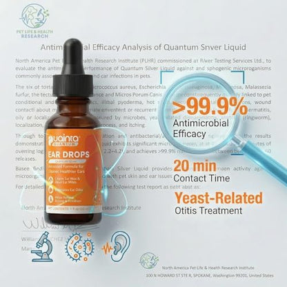 PUAINTA Dog Ear Cleaner Drops for Infection Treatment - 1 Fl Oz - Image 3