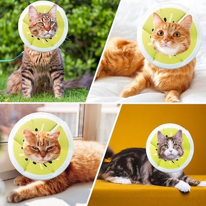 Soft Adjustable Cat Cone Collar, Comfortable Cat Recovery Collar - Image 7