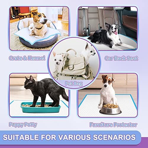 IMMCUTE Puppy Pee Pads 22"x23"-150 Count | Dog Pee Training Pads Super Absorbent & Leak-Proof | Disposable Pet Piddle and Potty Pads for Puppies | Dogs | Doggie| Cats | Rabbits - Image 7