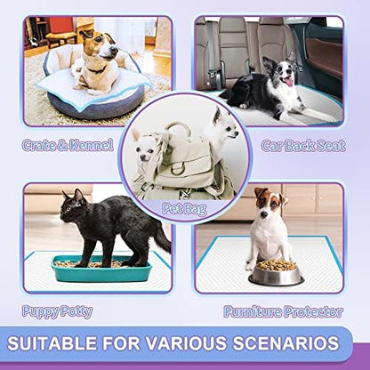 IMMCUTE Puppy Pee Pads 22"x23"-150 Count | Dog Pee Training Pads Super Absorbent & Leak-Proof | Disposable Pet Piddle and Potty Pads for Puppies | Dogs | Doggie| Cats | Rabbits - Image 7