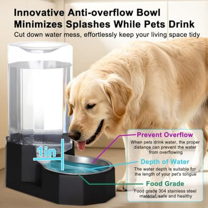Sfozstra 8L Large Dog Water Dispenser: Gravity Pet Water Station - Image 4