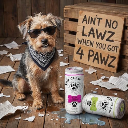 Nestpark Pup Claw Dog Toys - Funny Cute Plush Dog Toys with Squeaker and Crinkle - Parody Dog Toy (2 Pack) (Original Pack) - Image 2