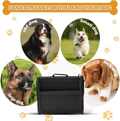 Extra Wide Dog Stairs for Car, 5-Step Pet Stairs for Senior & Large Dogs - Image 6